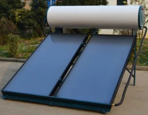 Placa plana de alta eficiência Thermosiphon Solar Water Heater 100L, 200L, 300L aquecedor solar directo água Aquecimento sistema