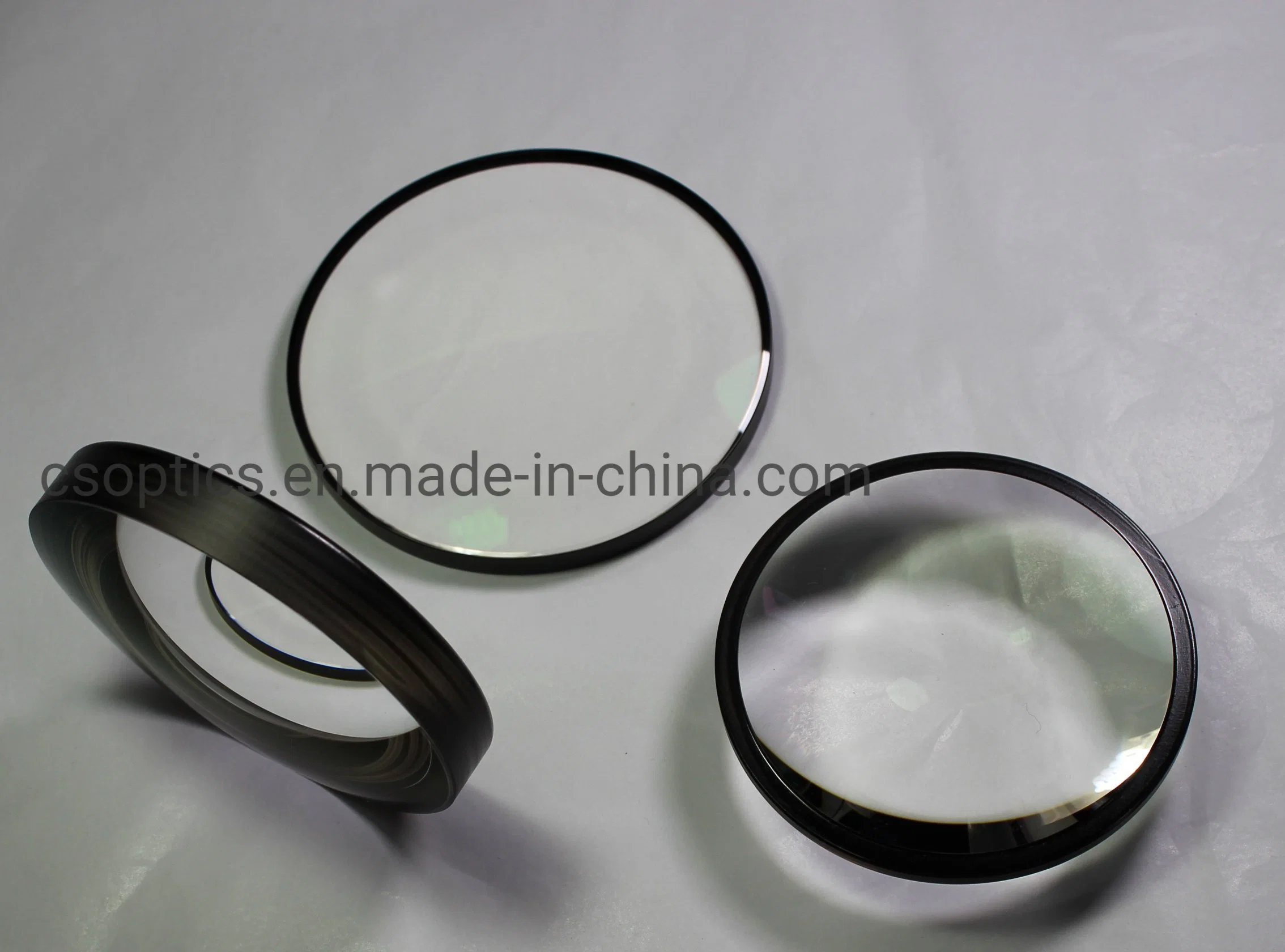 Optical Ar Coated Black Painting Edge Bk7 Plano Convex Spherical Achromatic Doublet Lenses