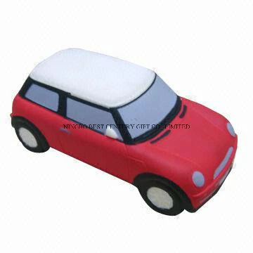 Cars Mini Cooper Design PU Foam Promotional Toy Kids Accessories Juguetes Stress Ball