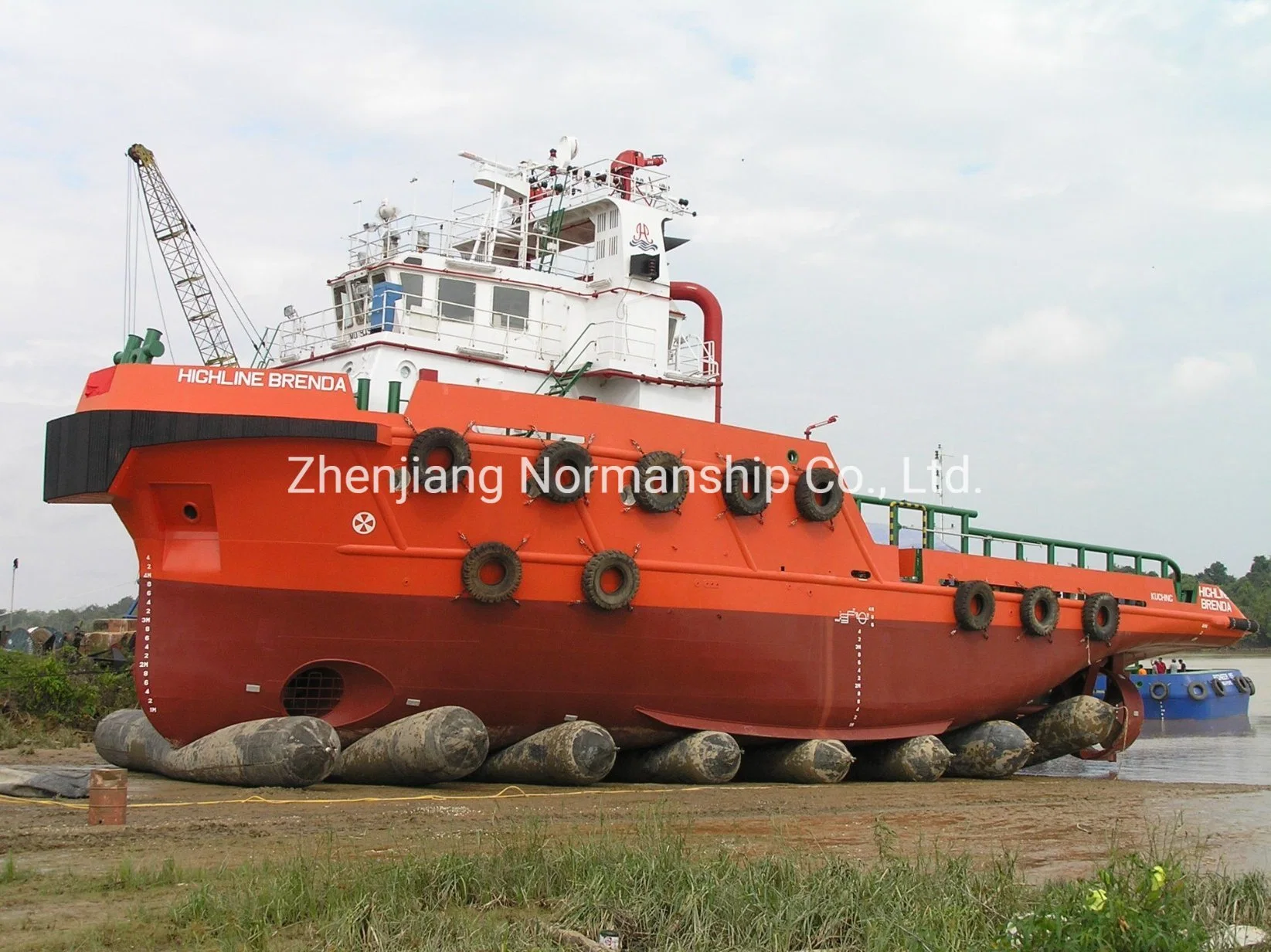 Rubber Marine Lifting Salvage Inflatable Airballoon Airbag for Ship's Launching