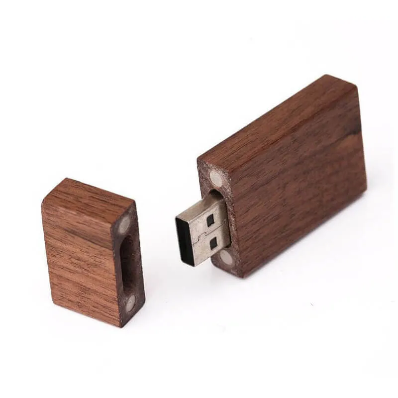 Customized Logo Engraved/Printed Bulk Wooden USB Flash Drive 2.0