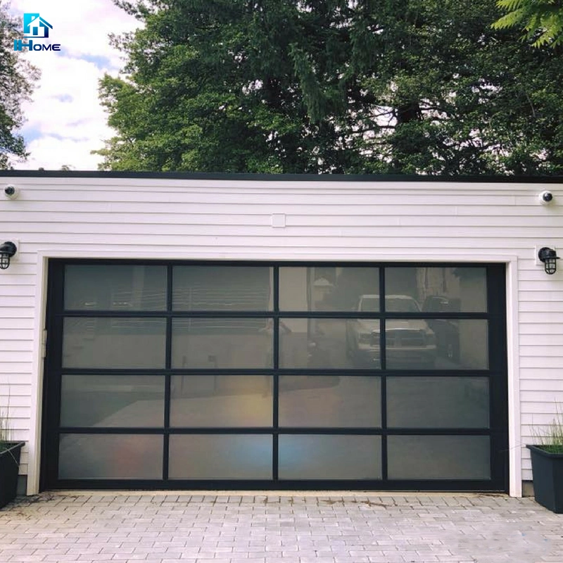 Wholesale/Supplier Price Aluminium Black Frame Flush Insulated Metal Garage Door in Foshan