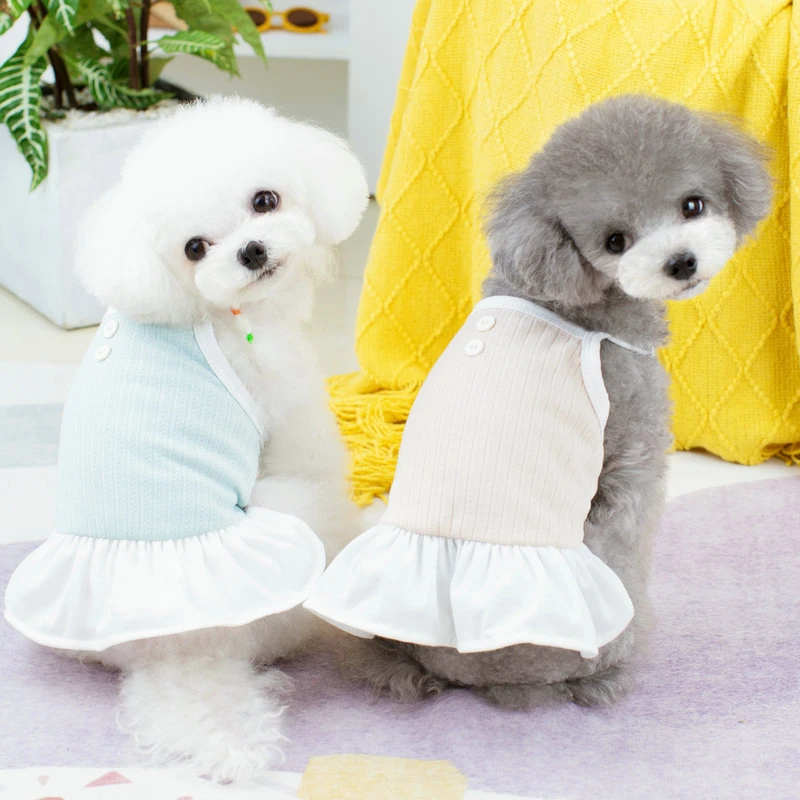 2023 Nuevo estilo ropa mascotas Mayoreo ropa perro lindo perro vestidos primavera verano