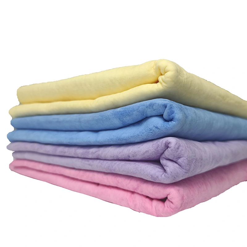 Multi-Purpose Colorful Large Size Thickness Cleaning Wash PVA Synthetic Chamois Towel for Car Auto Pets Kitchen Home in Tube