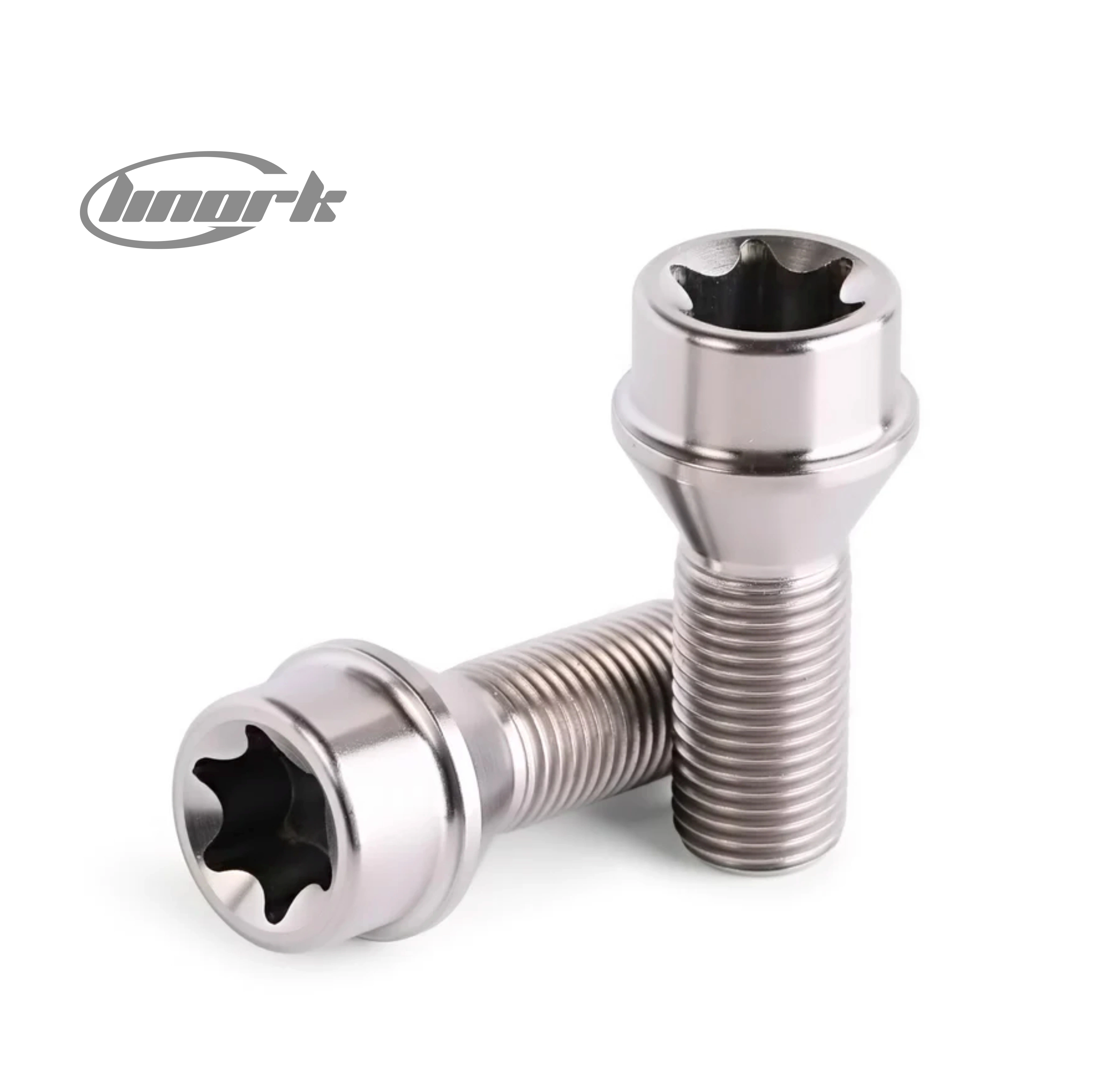 Piezas para automóvil M12X1.25 tornillo de lengüeta de rueda de bloqueo cromado 28mm vástago Longitud