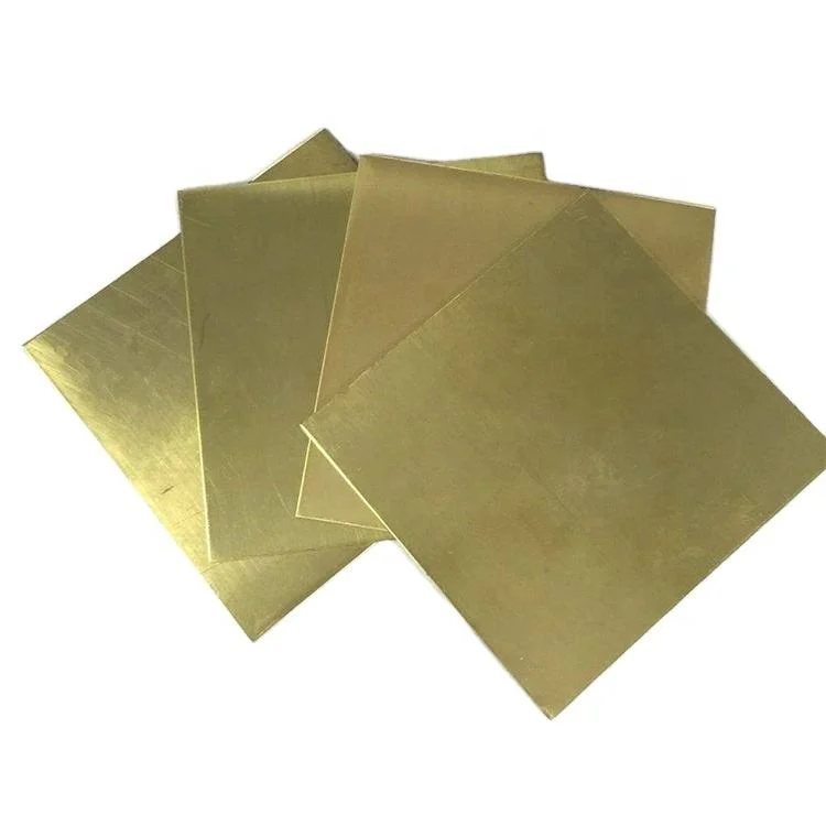 International Environment-Friendly Plate Thickness 0.4 - 40.0mm Brass Plate Customized Cutting