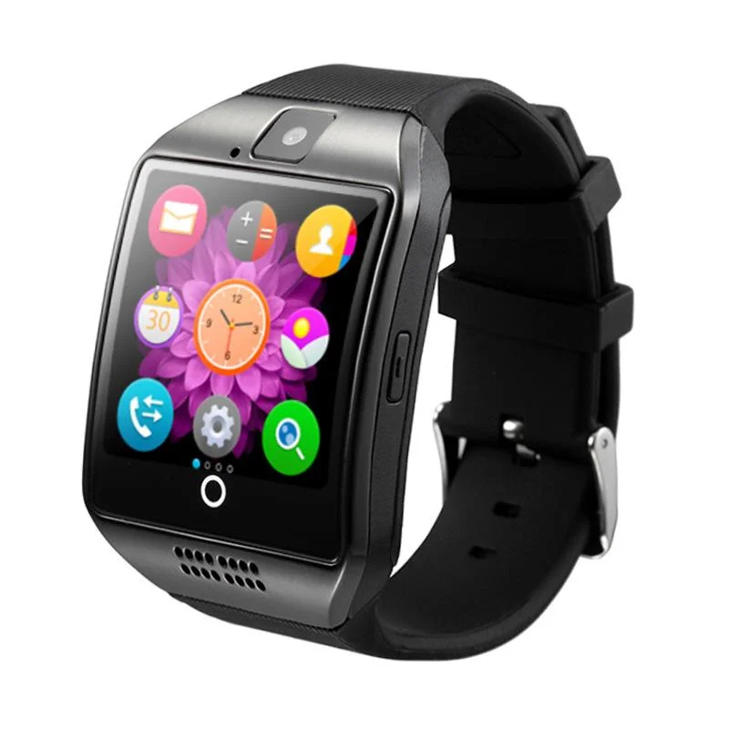Bluetooth Q18 Phone Call Fashion Alarm Clock Andriod Smart Watch with Multi-Function SIM Card MD Card Gift Watches Phone Fashion Sport Watch GPS Watch Phone