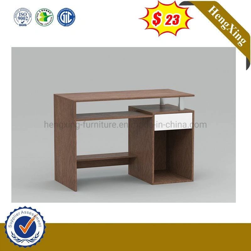 Moderno Estudio simple de madera oscura Desk