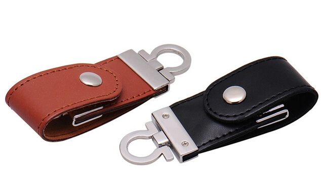 Pendrive Leather USB Flash Memory U Disk USB 2.0 Pen Drive Memory Stick 4GB 8GB 16GB 32GB 64GB 128GB