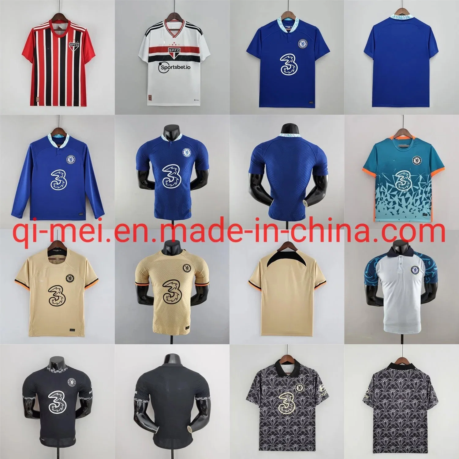 Al por mayor Dropshipping 22/23 Temporada más reciente Sao Paulo Che-Lsea Home Soccer Camisetas de fútbol tercera clásica