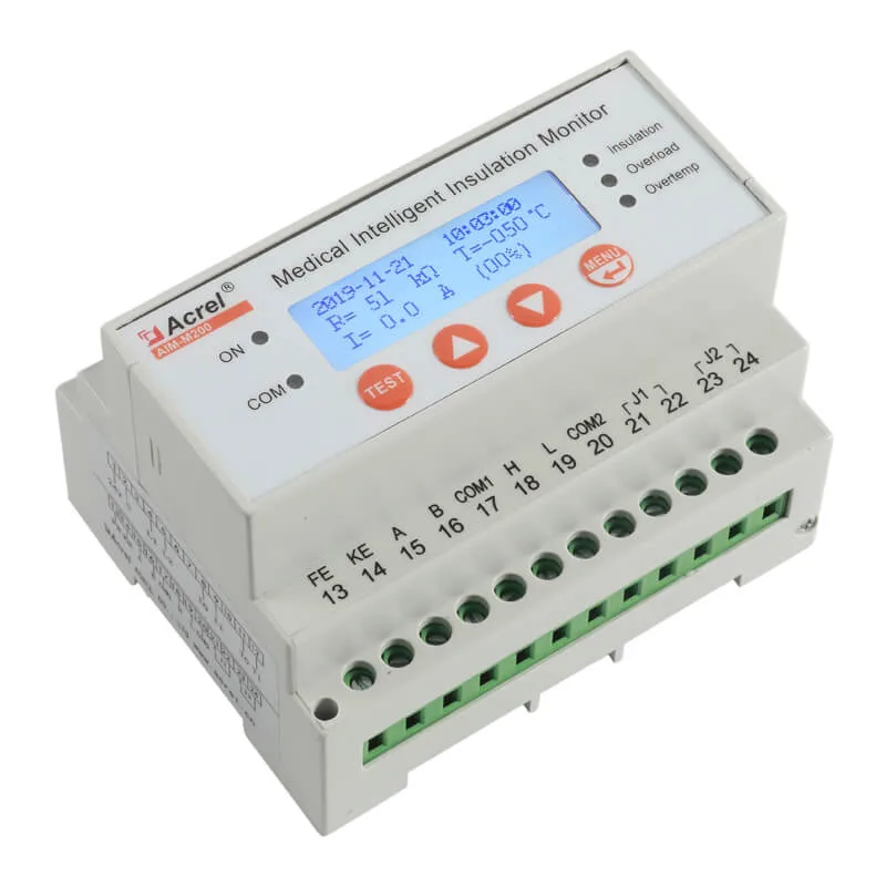 Sistema de distribuição de energia isolado