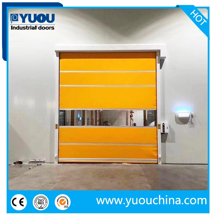 Automatic PVC Fabric Rapid High Speed Roller Shutter Door