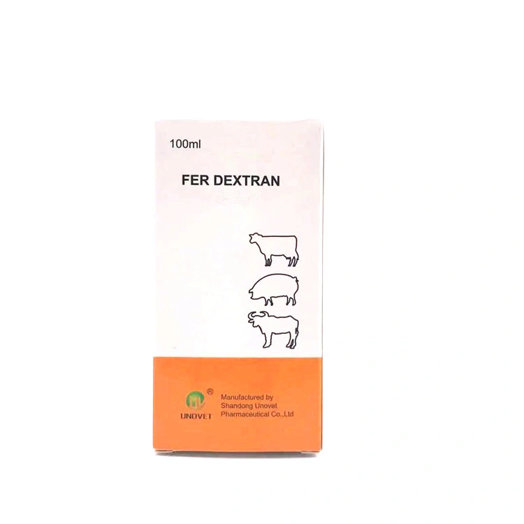 Médecine vétérinaire Injection de fer dextran pour utilisation animale de bonne qualité