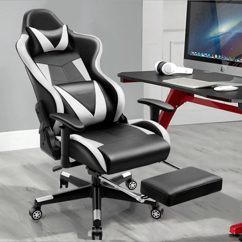 Rest Guangzhou Red Pillow Rocker Cockpit Electronic Light Speaker Adult Tank Cloth Cool Foot Gaming Chair