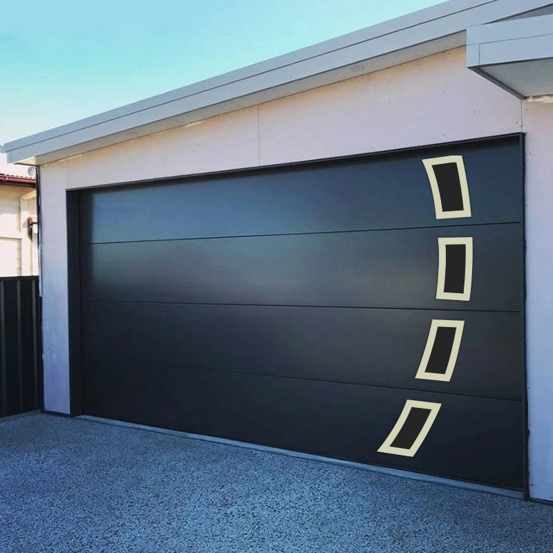 Aluminum Clear Frost Glass Panel Garage Doors Prices for Sale