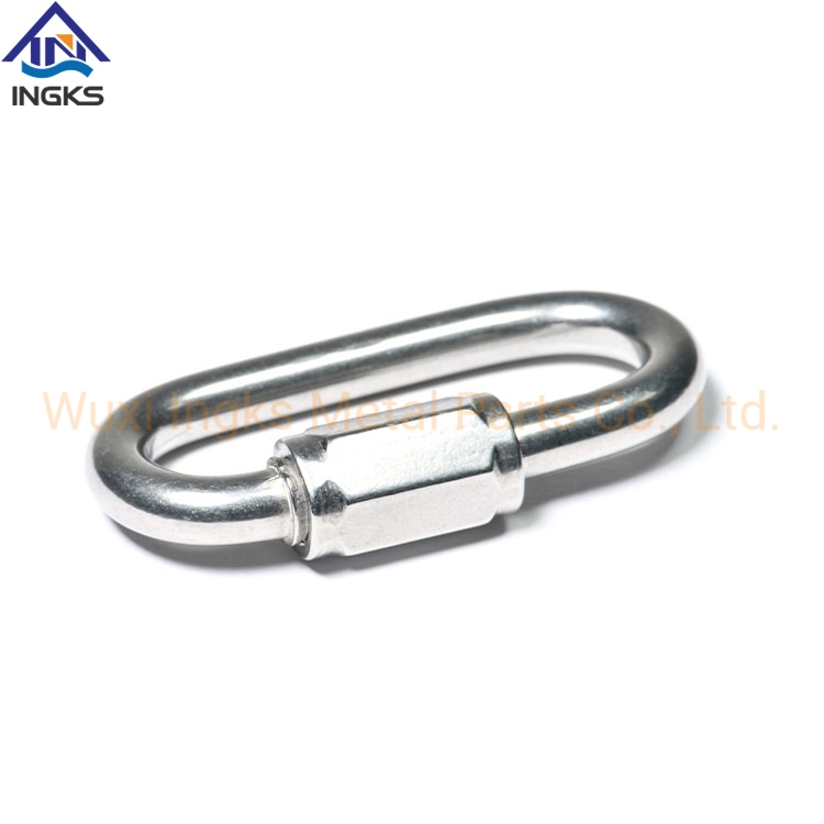 High Quality 3mm 5mm 6mm Rigging Hardware Galvanized Oval Quick Link