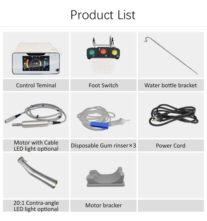 Dental Implant Motor Surgery Machine Dental Implantation System with Touch Function