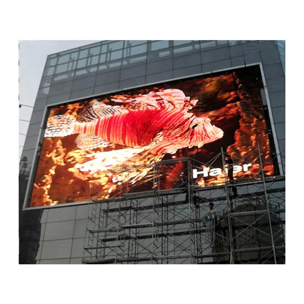 Fábrica OEM Rendimiento de alta calidad/alto costo Precio barato pantalla LED a todo color IP65 LED TV pared exterior Publicidad LED señal Billboard