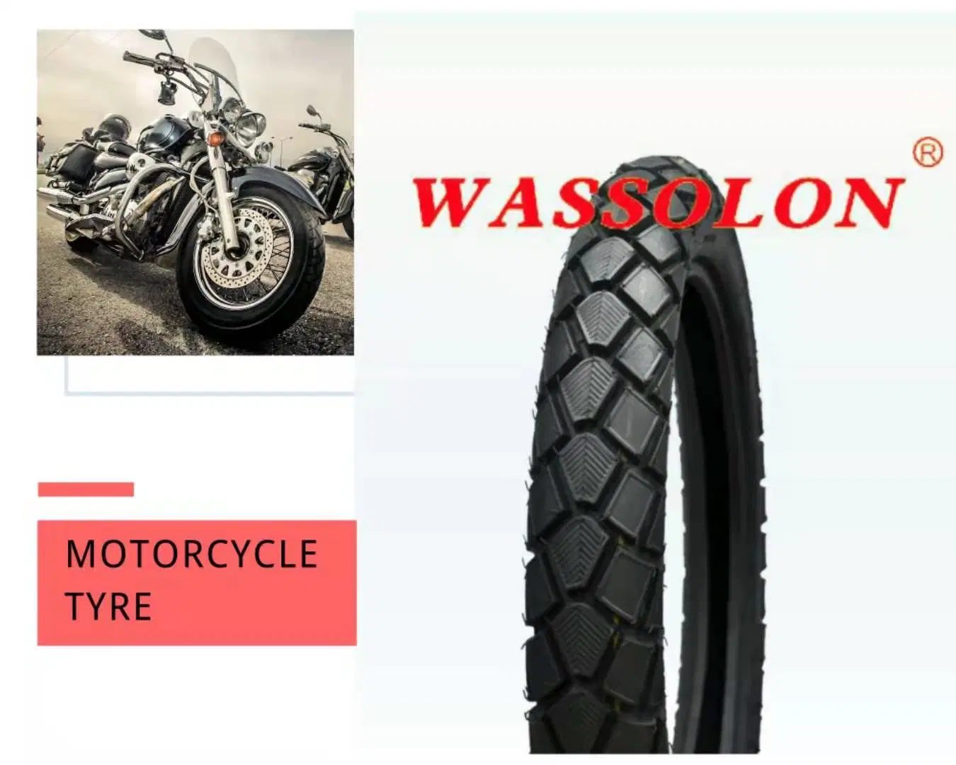 Scooter moto Reaiatant Sapre Tubeless Roue en caoutchouc des pneus en nylon naturel 8pr/le pneu