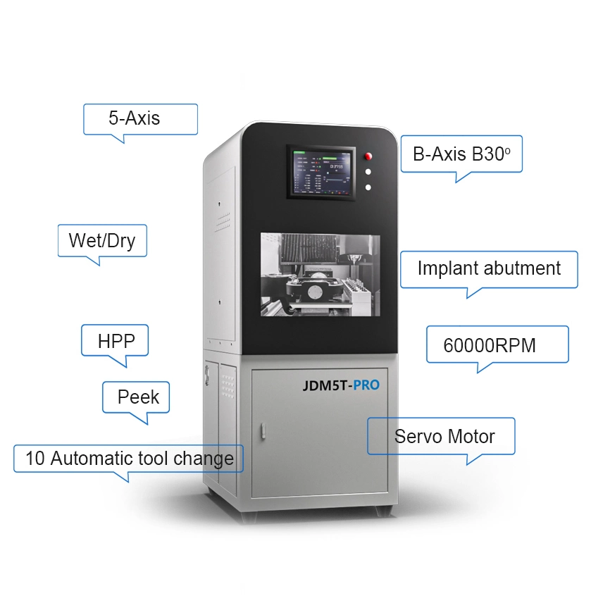 Dental Products CAD Cam Dental Milling Machine for Dental Lab