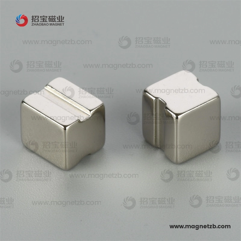 Permanent Strong Rare Earth Neodymium NdFeB Magnet Small Block Shape Magnet with Nickel Coating