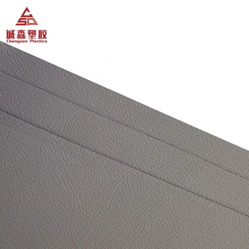 Película de plástico ABS composto em pele de PVC em TPU TPO Peças interiores para viaturas Termoforming Sheet PVC ABS Wall Painel