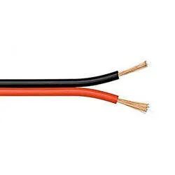 8 AWG 12AWG 14AWG Lautsprecher flache Kommunikation in Schwarz und Rot Verkabelung Von Elektrodraht