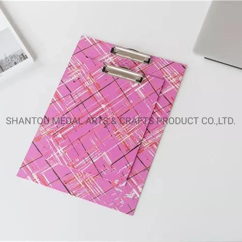 Office Used 2 Sizes Pink Custom Clipboards / Clipboard Folder for Sale