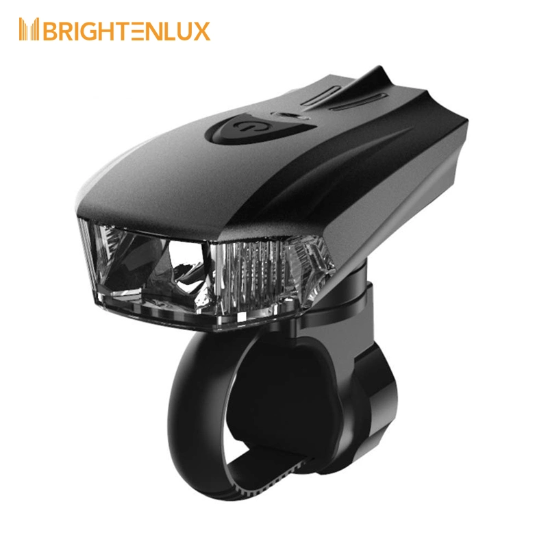 Brightenlux Indicator Custom Logo Rechargeable Accessories USB Waterproof Mountain Bike Front LED Head Light Electric Bicycle Flashlight