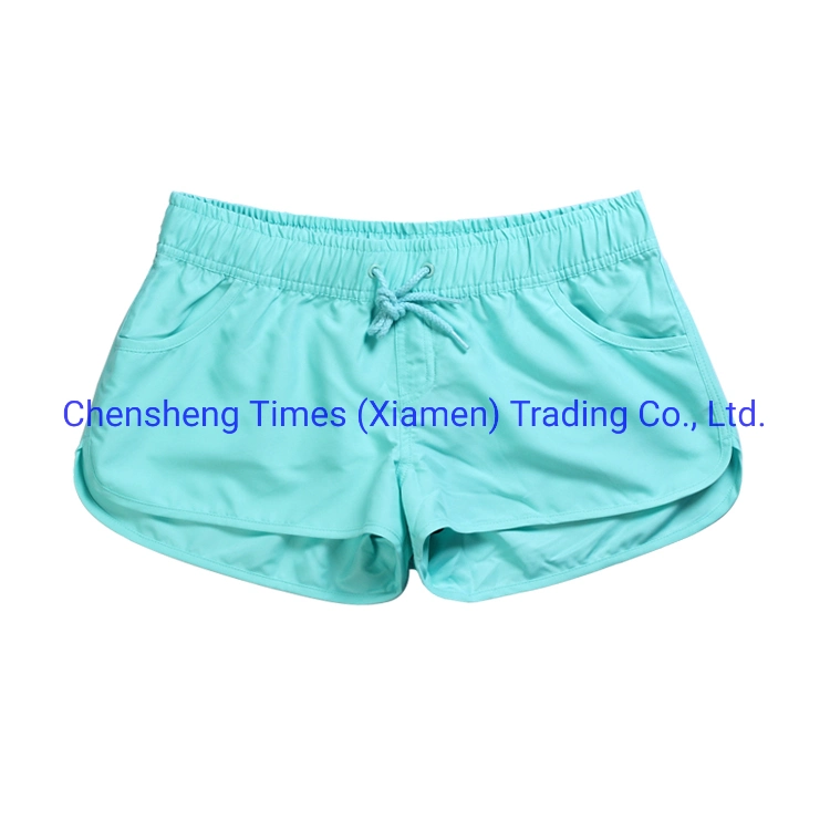 OEM Beach Shorts Casual Swim Shorts Waterproof Breathable Fabric Comfortable Women Swimming Shorts