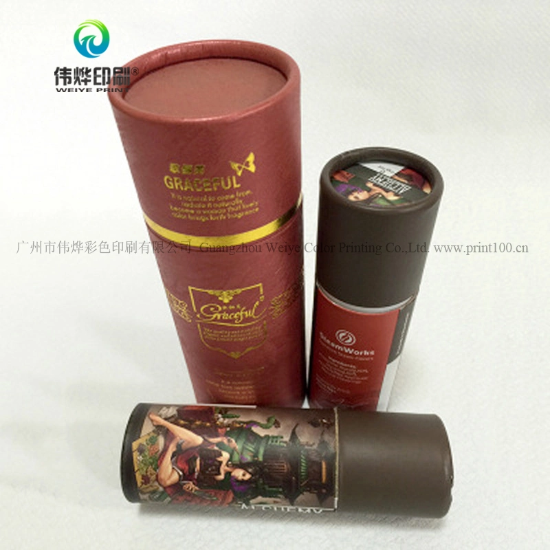 Custom Printing Cylinder Paper Cardboard Promotion Packaging Tube Gift Box