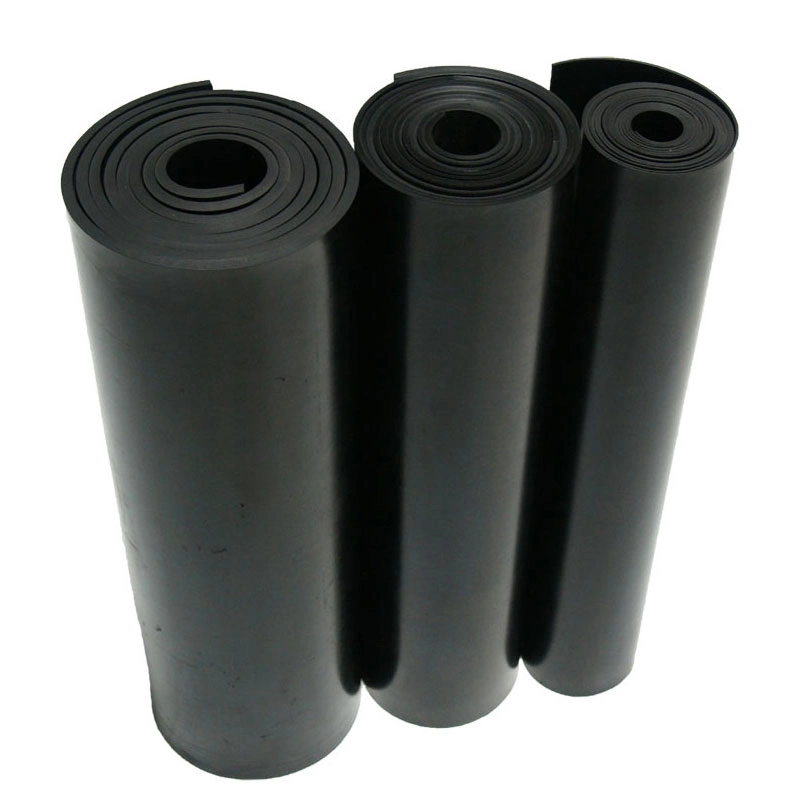 Wholesale/Supplier Industrial Shock Absorbing Black Color Gym Floor Mats Fabric Diaphragm Neoprene SBR FKM NBR EPDM Silicone Rubber Sheet