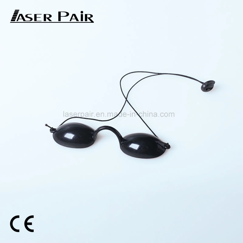 New Arrival Cheap Plastic 2000 Nm Patient Comfortable Dark Shield Eyewear Black Frame Safety Glasses