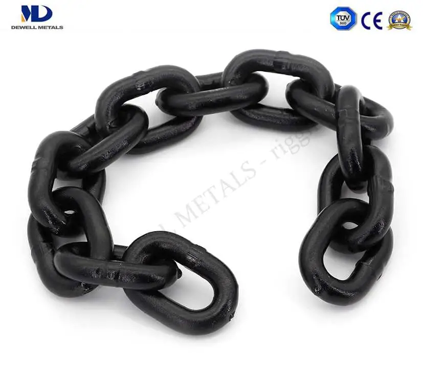 Lifting Chain High Tensile Alloy Steel G80 Quenched and Tempered Galv.