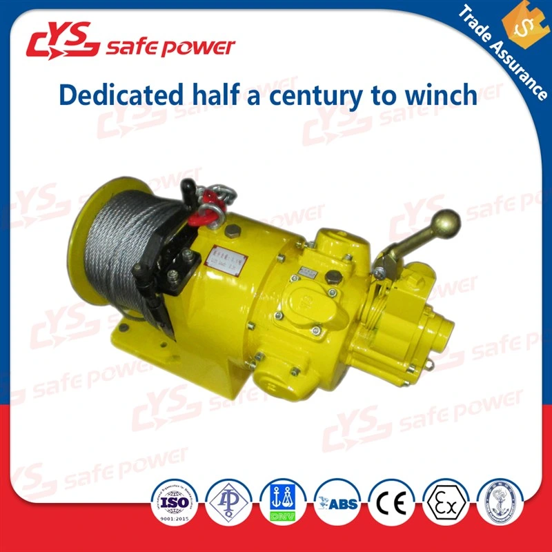 1t Remote Control Air Winch Hoist for Lifting Heavy Cargo