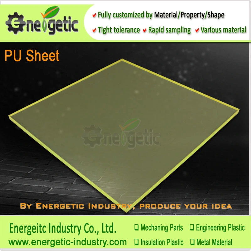 Wear Resistant Polyurethane Sheet, PU Board/Poly Urethane Sheet PU Sheet/PU Rod/PU Board/Yellow Polyurethane Sheet/Polyester/ Polyether Sheet /Damper Sheet