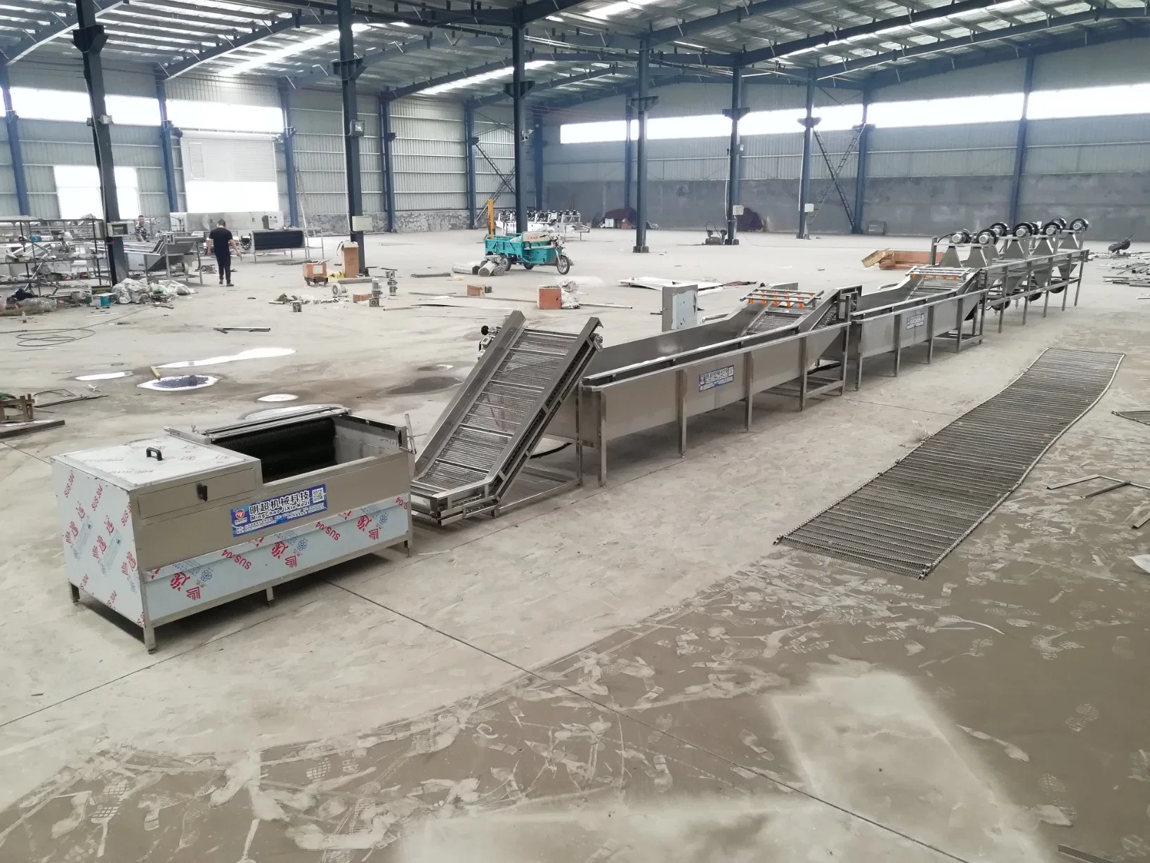 Commercial Vegetable and Fruit Air Bubble Washer Automatic Industry Water Saving Vegetable and Fruit Washer