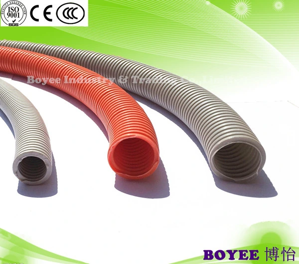 High quality/High cost performance  PVC Slotted Flexible Corrugated Electrical Conduit Pipe