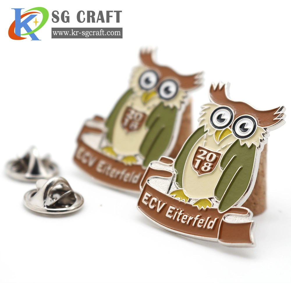 شعار lapel pin Custom Low moq Custom Logo Cloisonne التقليدي الصلب شارة دبوس معدني للرابيل للتذكارات ذات المينا