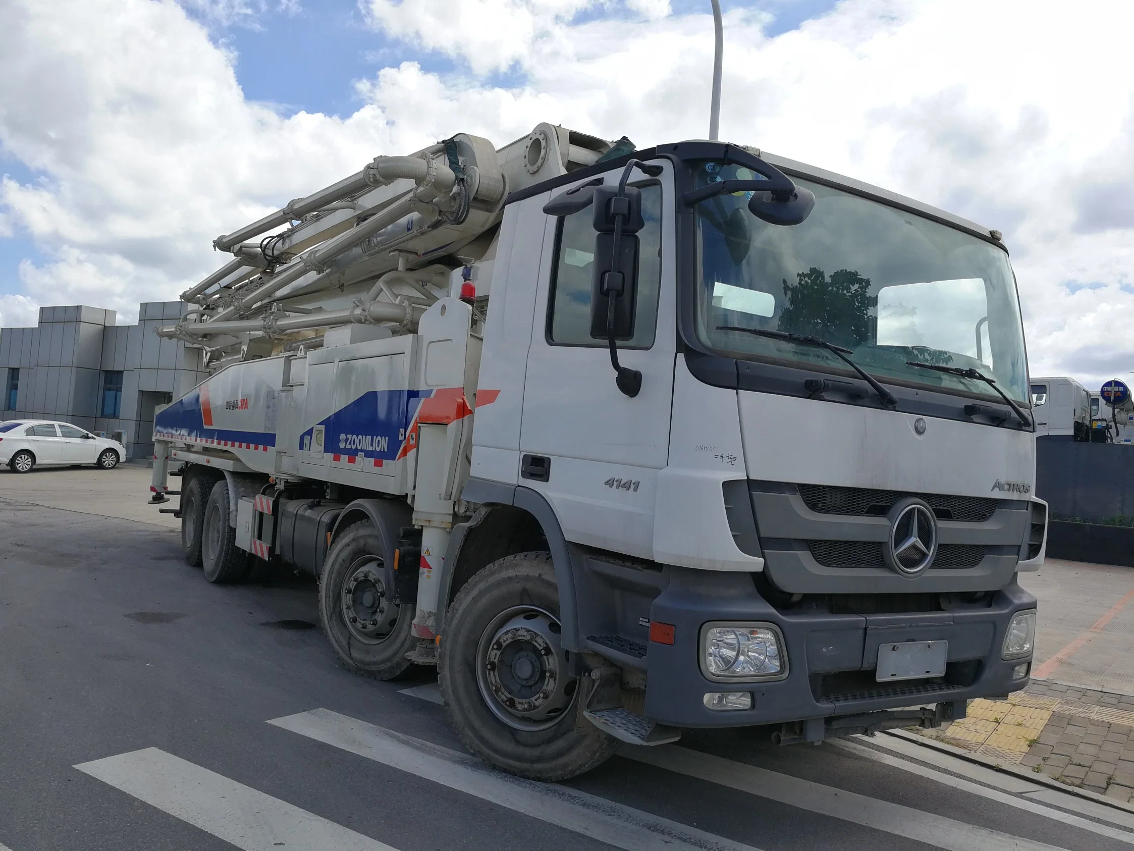 Zoomlion 52m usada bomba concreto Second-Hand máquinas de construção de equipamento pesado