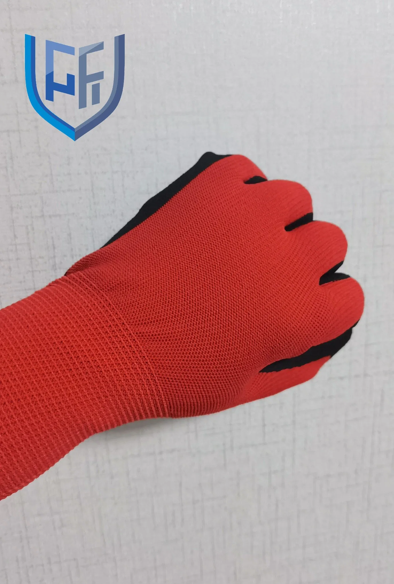 Populaires 13G en nylon souple Gants enduits à base de nitrile travaillant la main