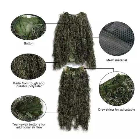 Vogelbeobachtung Ghillie Anzug Outdoor Aktivität Ausrüstung Jagd Ausrüstung