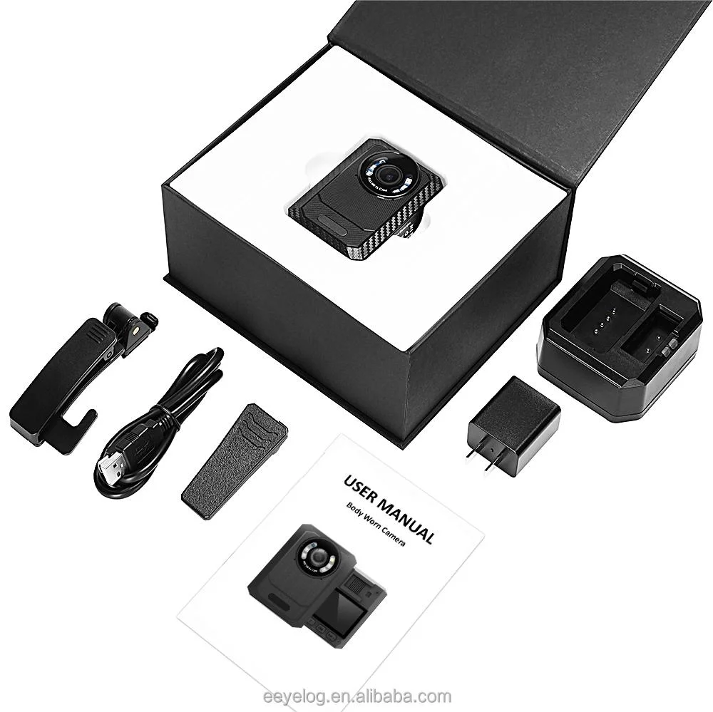 32g 64G 128GB 4G Motion Detection Body Camera with GPS, 2 PCS 2600mAh Battery, GPS WiFi Night Vision and Optional Accessories