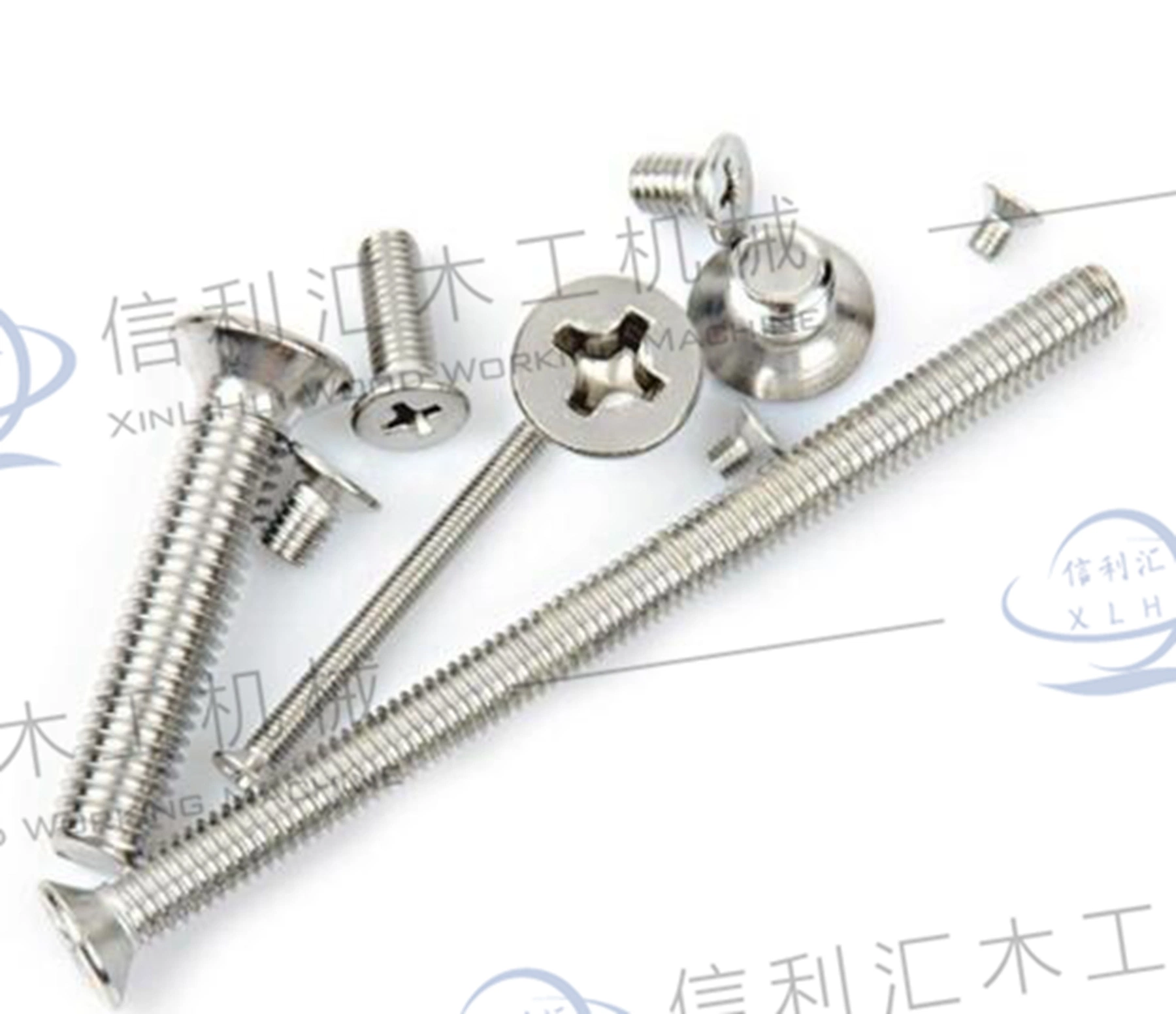 Factory Customized Stainless Thread Cross Flat Head Machine Screw for Fastener