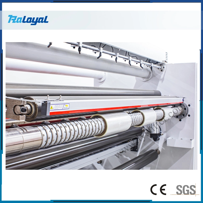 Automatic Sticker Label Slitting and Rewinding Machine with Friction Shaft