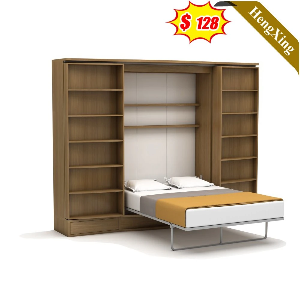 Vente chaude de meubles de chambre à coucher Lit mural pliable réglable double roi intelligent gain de place.