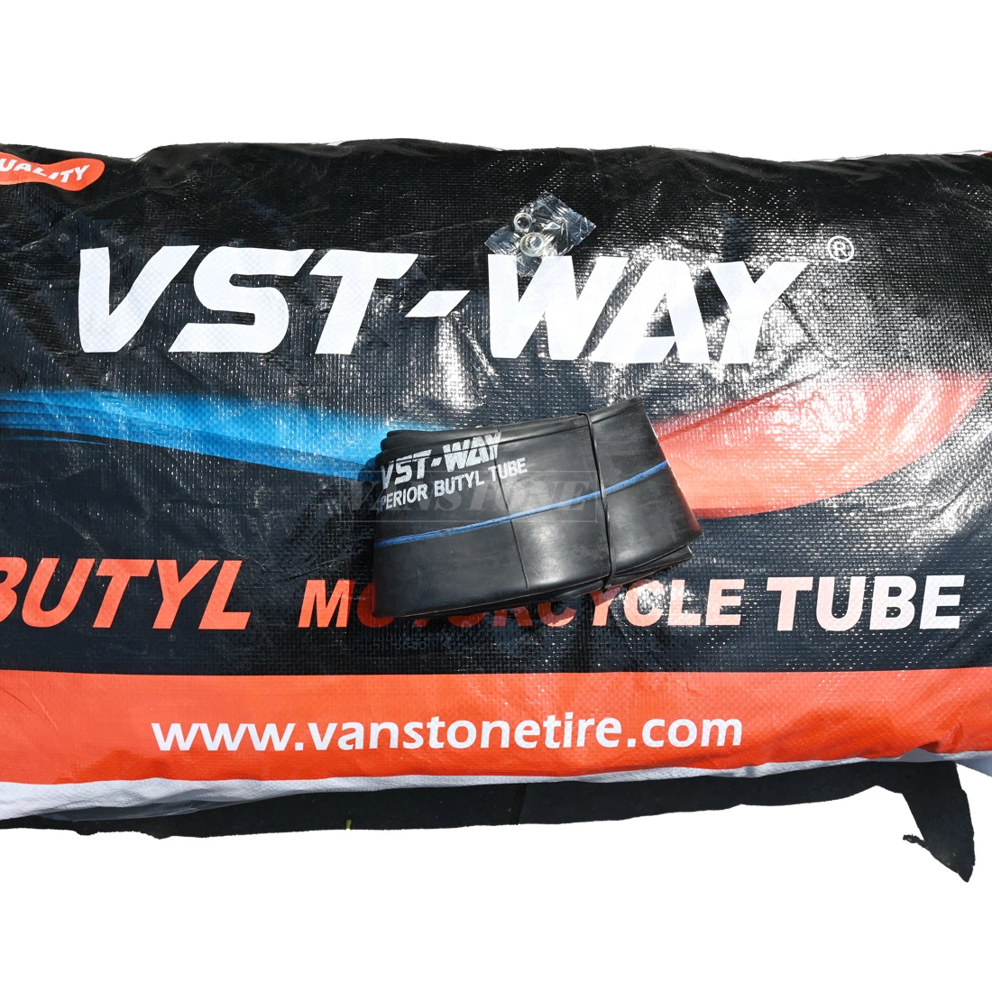 Venta al por mayor de tubo interior para motocicleta de alta resistencia Vanstone 2.75-18 2.75-17 3.00-17 Tubo de butilo 8.5MPa