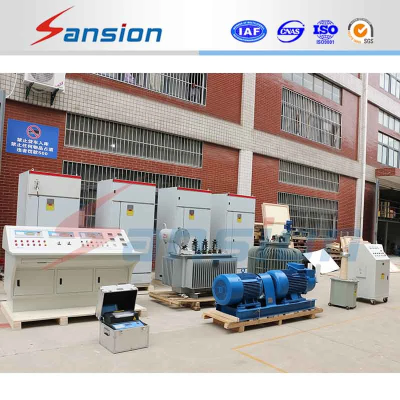 China Fabricante Sansion Electric Conjunto Completo de hv automática abrangente banco de ensaios de transformadores de energia integrado