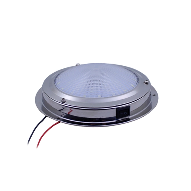 107mm P67 Water Proof 12 Volt RV Marine Boat LED Interior Exterior Ceiling Dome Lighting with on off Switch