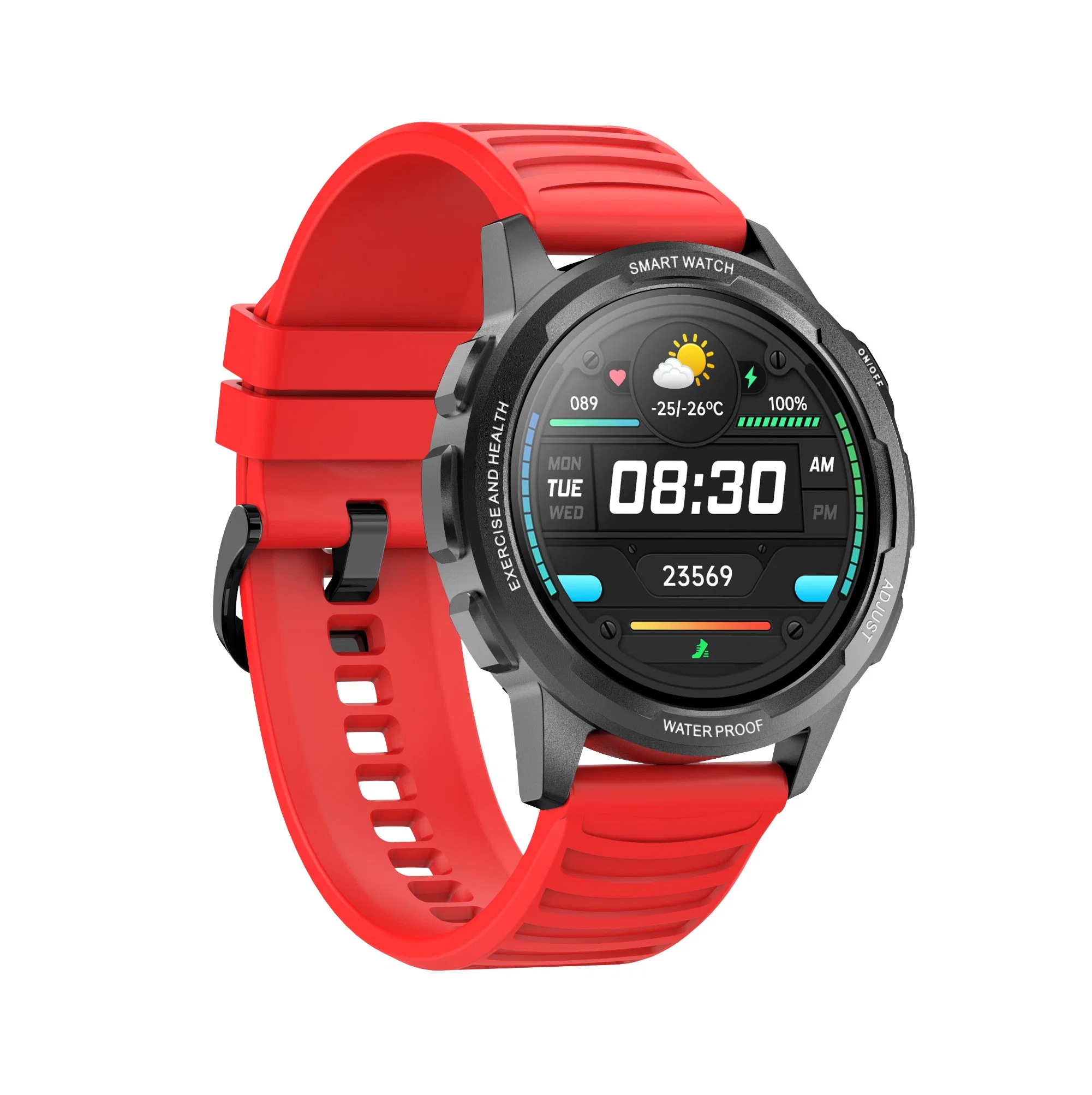 Montre Smart Watch en gros 1,32 pouces avec montre sport Fitness Tracker